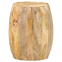 285910 vidaXL Drum Stool Solid Mango Wood 1