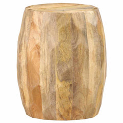 285910 vidaXL Drum Stool Solid Mango Wood 4