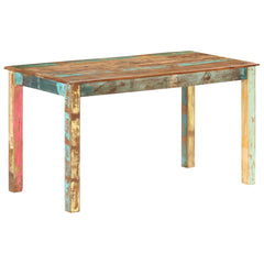 vidaXL Dining Table Solid Reclaimed Wood 140x70x76 cm 1