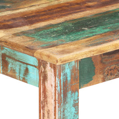vidaXL Dining Table Solid Reclaimed Wood 140x70x76 cm 5