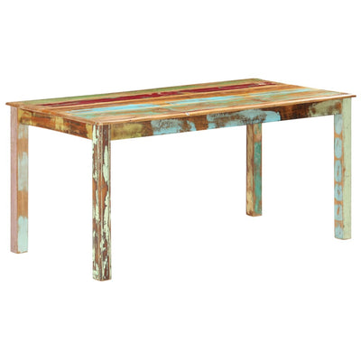 Dining Table Solid Reclaimed Wood 160x80x76 cm