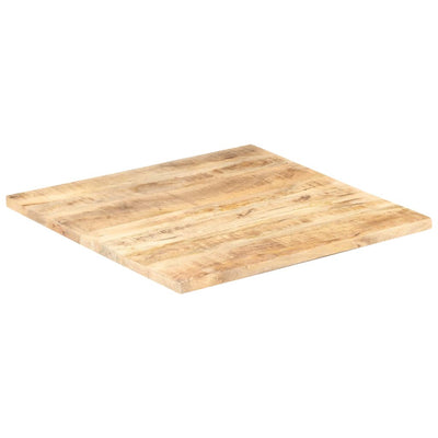 Table Top Solid Mango Wood 25-27 mm 80x80 cm