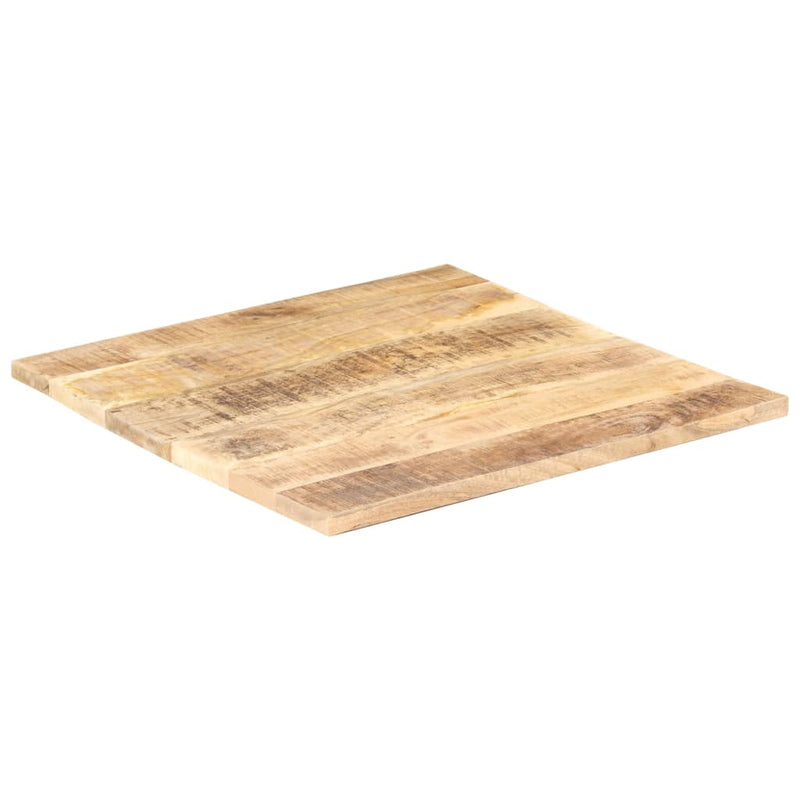 Table Top Solid Mango Wood 25-27 mm 80x80 cm