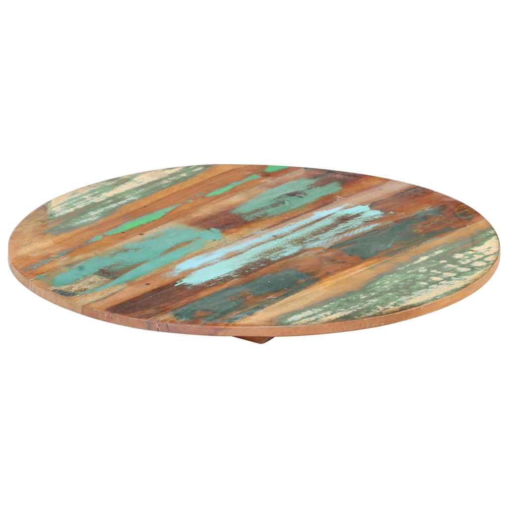 vidaXL Round Table Top 40 cm 15-16 mm Solid Reclaimed Wood 1