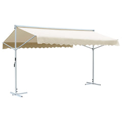 vidaXL Free Standing Awning 500x300 cm Cream 1