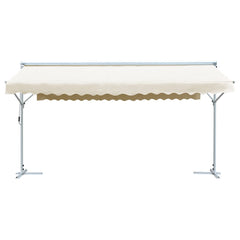 vidaXL Free Standing Awning 600x300 cm Cream 2