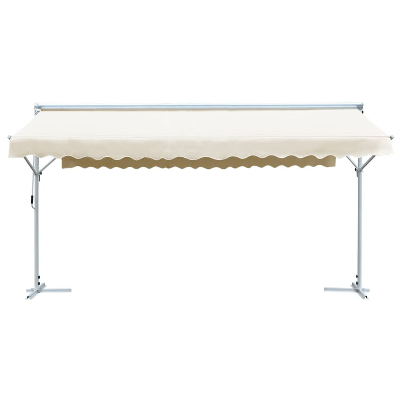 Free Standing Awning 600x300 cm Cream