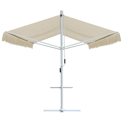 Free Standing Awning 600x300 cm Cream