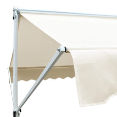 vidaXL Free Standing Awning 600x300 cm Cream 5