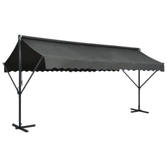 vidaXL Free Standing Awning 500x300 cm Anthracite 1
