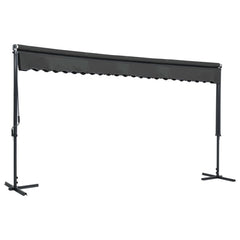 vidaXL Free Standing Awning 500x300 cm Anthracite 2
