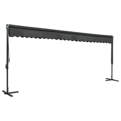 vidaXL Free Standing Awning 600x300 cm Anthracite 2