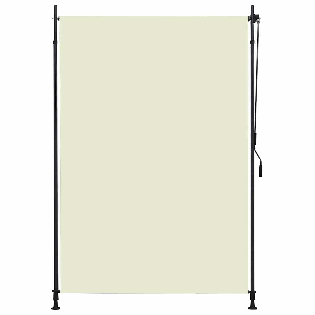 Outdoor Roller Blind 150 x 270 cm Cream