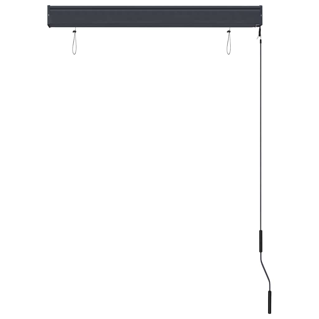 vidaXL Outdoor Roller Blind 100x250 cm White and Orange 6