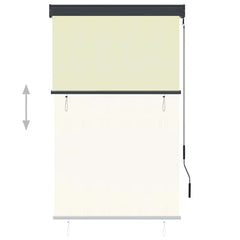 vidaXL Outdoor Roller Blind 100x250 cm Cream 3