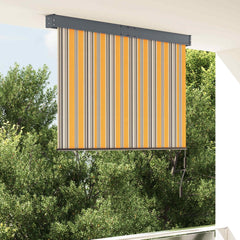 Outdoor Roller Blind 140 x 250 cm Yellow and blue