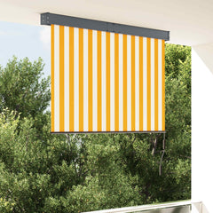Outdoor Roller Blind 140 x 250 cm Orange and white