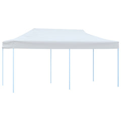 vidaXL Folding Pop-up Partytent with Sidewalls 3x6 m Steel White 3