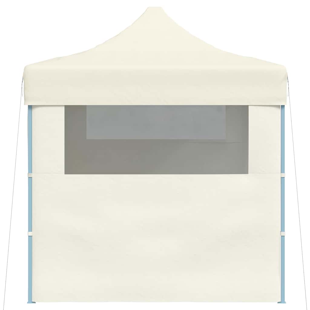 Professional Folding Party Tent with 3 Sidewalls 3x4 m Cream
