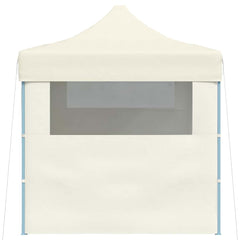 Professional Folding Party Tent with 3 Sidewalls 3x4 m Cream