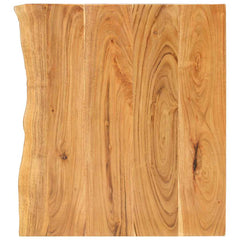 vidaXL Bathroom Vanity Top Solid Acacia Wood 58x52x2.5 cm 1