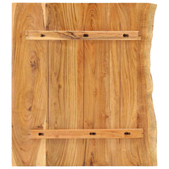vidaXL Bathroom Vanity Top Solid Acacia Wood 58x52x2.5 cm 2