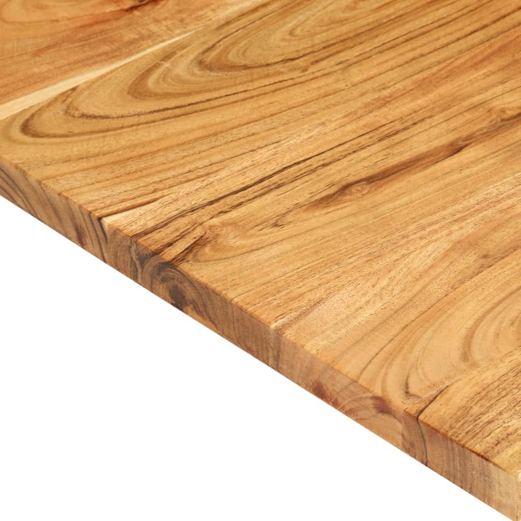 vidaXL Bathroom Vanity Top Solid Acacia Wood 58x52x2.5 cm 5