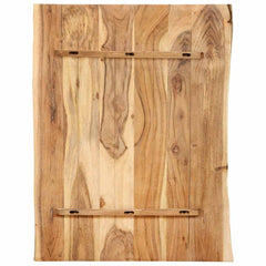 vidaXL Table Top Solid Acacia Wood 80x(50-60)x2.5 cm 2