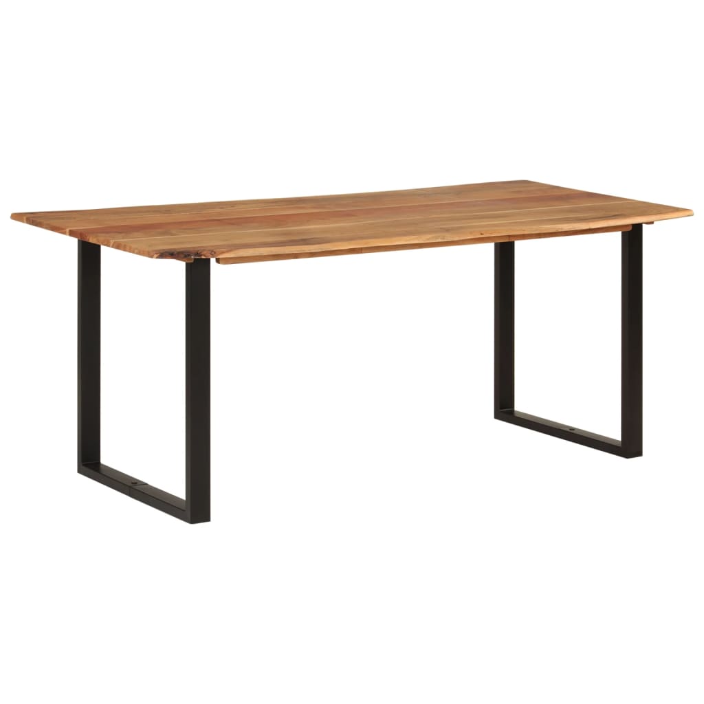 vidaXL Dining Table 180x90x76 cm Solid Acacia Wood 1
