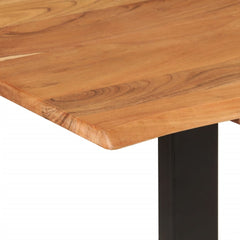 vidaXL Dining Table 180x90x76 cm Solid Acacia Wood 5