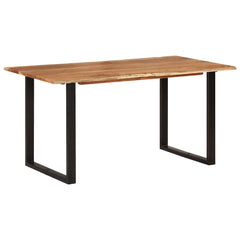 vidaXL Dining Table 154x80x76 cm Solid Acacia Wood 2