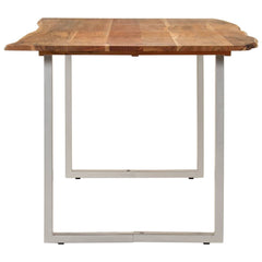 vidaXL Dining Table 180x90x76 cm Solid Acacia Wood 5