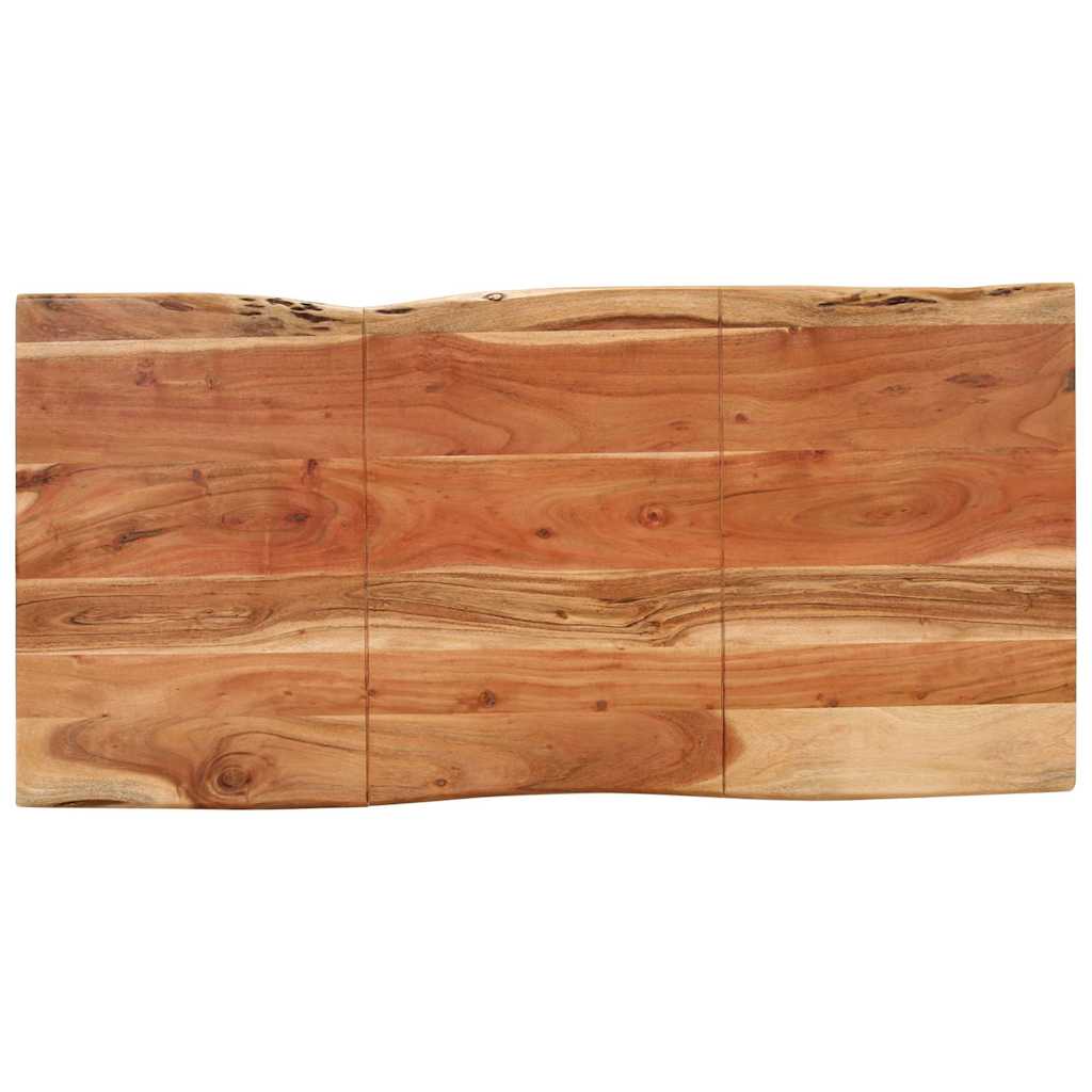 vidaXL Dining Table 140x70x76 cm Solid Acacia Wood 6