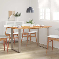 vidaXL Dining Table 140x70x76 cm Solid Acacia Wood 1