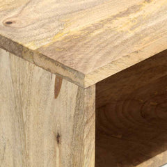 vidaXL TV Cabinet | Brown and Multicolour | Solid Mango Wood | 110 cm 4