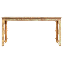 vidaXL Dining Table 160x80x76 cm Solid Reclaimed Wood 2