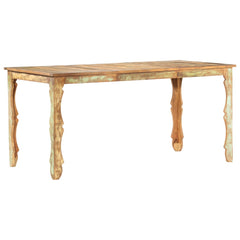 vidaXL Dining Table 160x80x76 cm Solid Reclaimed Wood 5