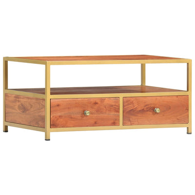 Coffee Table 90x50x40 cm Solid Acacia Wood