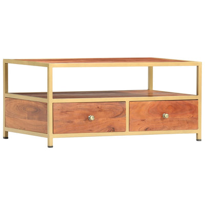 Coffee Table 90x50x40 cm Solid Acacia Wood