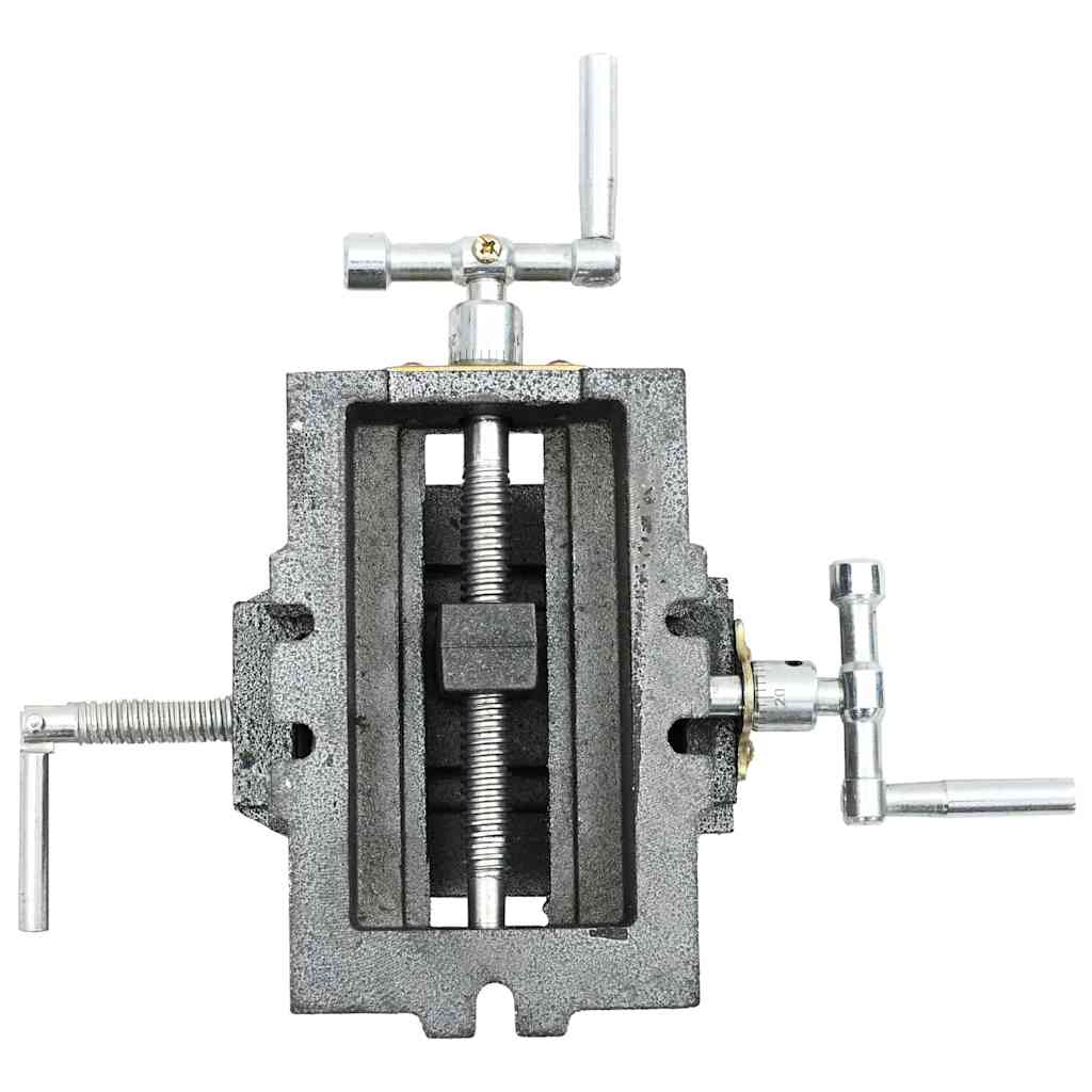 vidaXL Manually Operated Cross Slide Drill Press Vice 70 mm 3