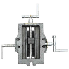 vidaXL Manually Operated Cross Slide Drill Press Vice 70 mm 3