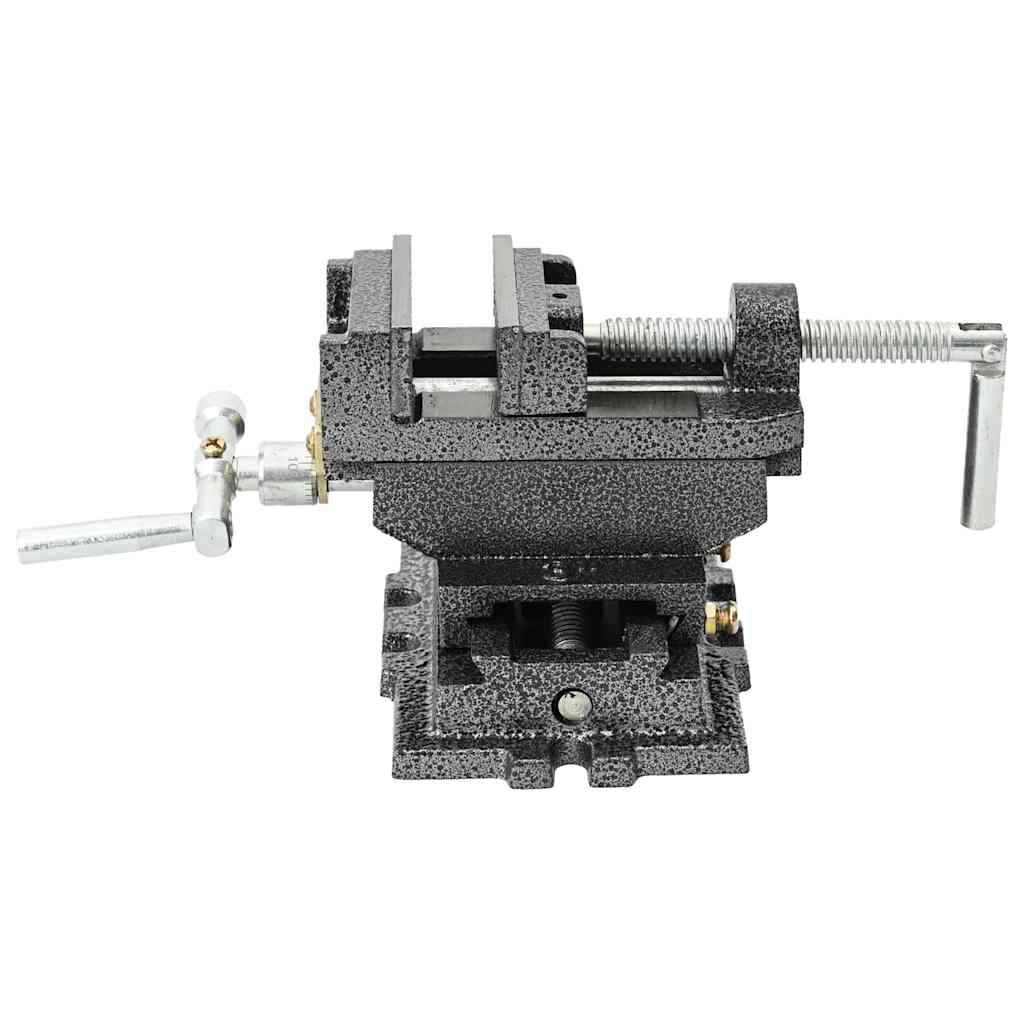 vidaXL Manually Operated Cross Slide Drill Press Vice 70 mm 4
