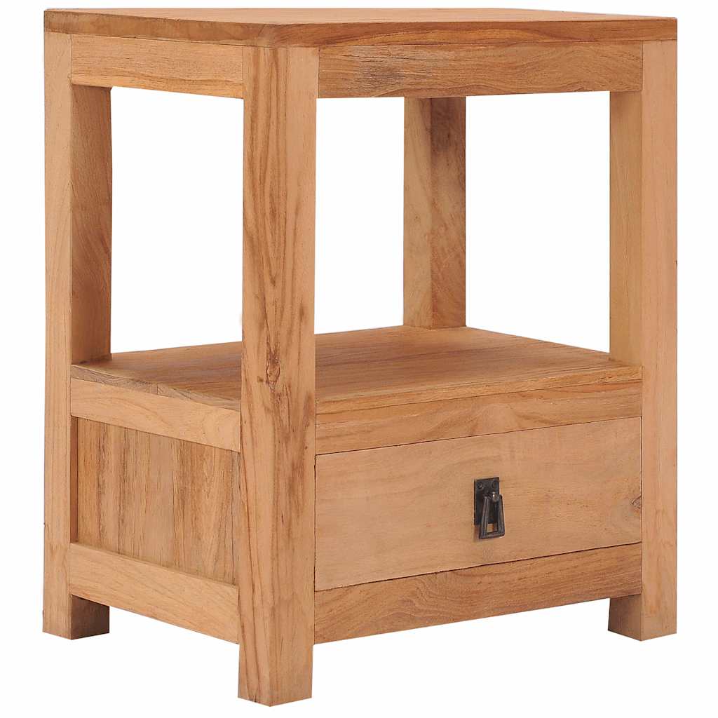 287228 vidaXL Bedside Cabinet 40x30x50 cm Solid Teak Wood 2