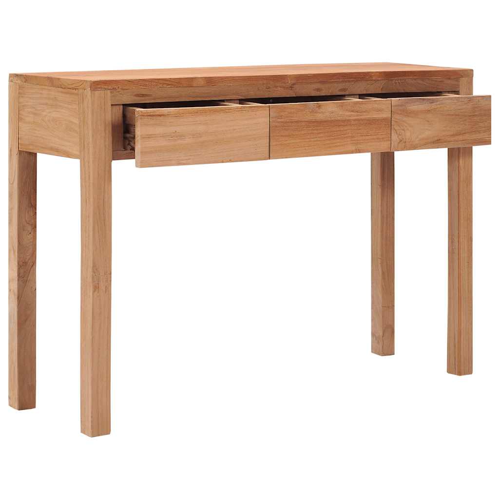 287229 vidaXL Console Table 110x35x75 cm Solid Teak Wood 3