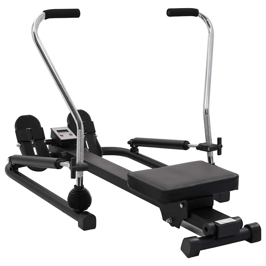 92014 vidaXL Rowing Machine 5 Level Hydraulic Resistance 1