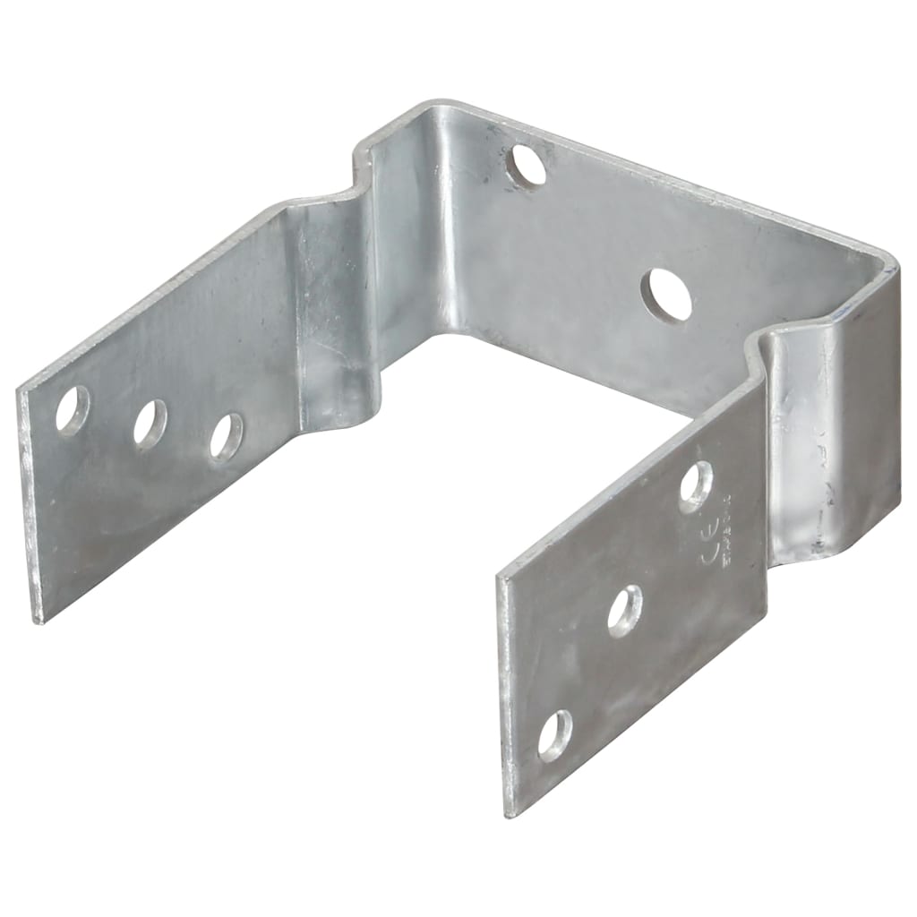 vidaXL Fence Anchors 12 pcs Silver 12x6x15 cm Galvanised Steel 2