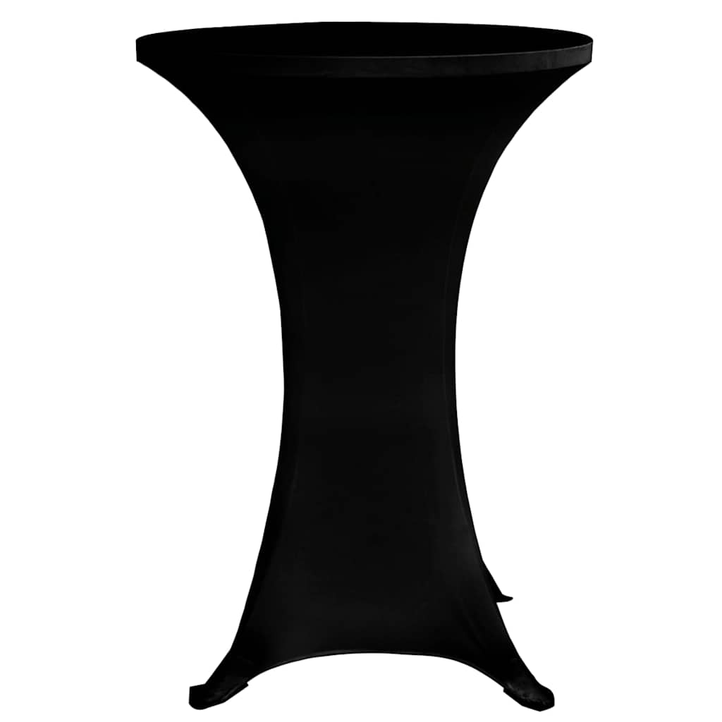 Stretch Table Cover 4 Black 60 cm