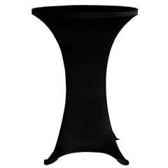 Stretch Table Cover 4 Black 60 cm