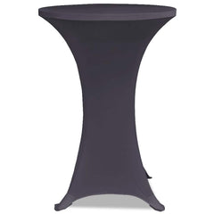 vidaXL Stretch Table Cover 4 pcs 70 cm Anthracite 4