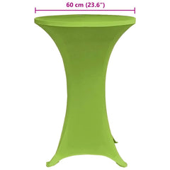 vidaXL Table Cover | Set of 4 | Apple Green | Polyester 90%, Elastane 10% 6